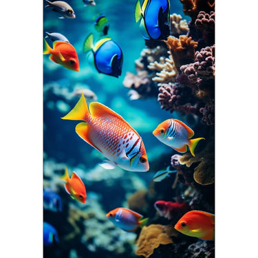 Colourful Fish Canvas